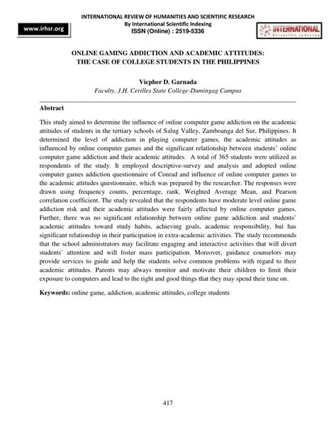 effects of online games to students in the philippines|(PDF) Online Gaming: Impact on the Academic .